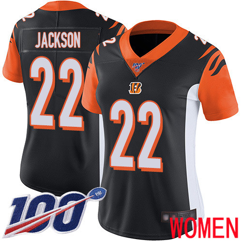 Cincinnati Bengals Limited Black Women William Jackson Home Jersey NFL Footballl 22 100th Season Vapor Untouchable